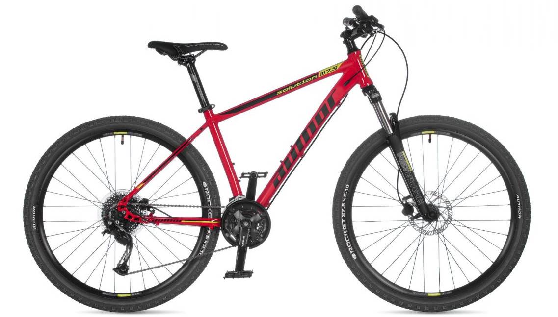 Фотография Велосипед AUTHOR Solution 27.5" рама M (2023) Красный